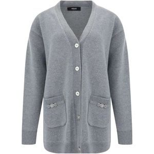 Versace Lange gebreide cardigan