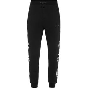 Philipp Plein - Joggingbroek Hexagon - Zwart - Katoenmix - Heren