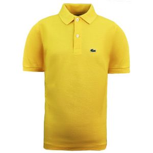 Lacoste - Klassiek - Poloshirt - Geel - Katoen - Korte Mouw