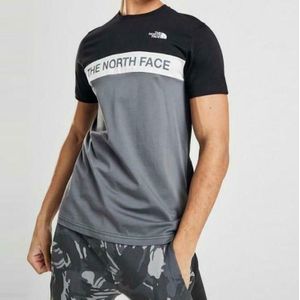 The North Face - Geweven T-shirt - Zwart - Heren - Colour Block