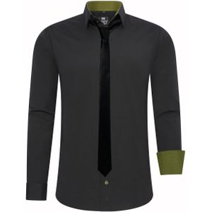 Set van 2 overhemden met stropdas