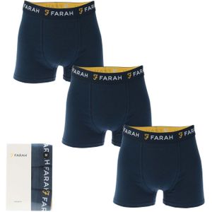 Farah - Aveleer - Boxershort - Navy - 3 Pack