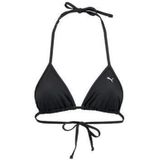 Puma Voorgevormde Triangel Bikinitop Zwart