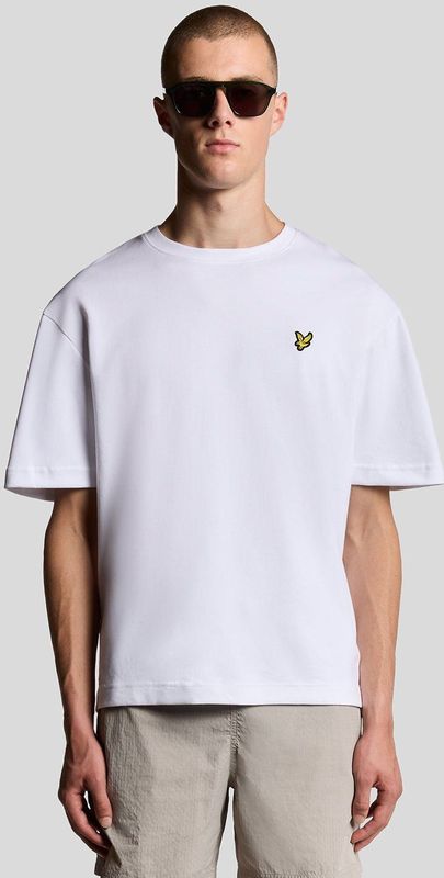 Lyle & Scott - Ultra Zachte Katoenen Blend T-shirt - Wit