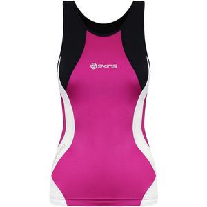 Skins - TRI400 - Compressie Top - Roze - Dames - Racer Back