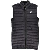 Gequilted Vest Zwart Stijl 23213