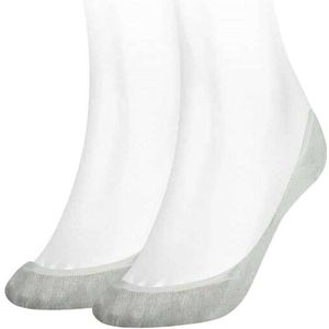 Tommy Hilfiger Dames effen katoen blend voeringsokken (set van 2)