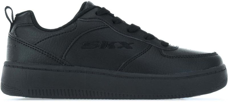 Skechers Sport Court 92 Sneaker voor jongens, Zwarte Synthetische Trim L, 9.5 UK Child