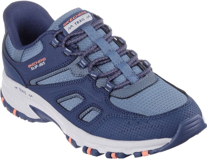 Skechers - Hillcrest Kamalino - Wandelschoenen - Marineblauw/Koraal