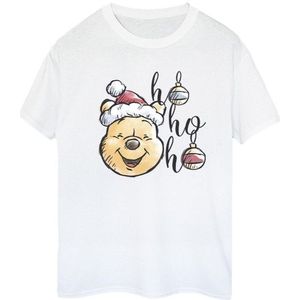 Li-cense Disney dames winnie the pooh ho ho baubles katoenen vriendje t-shirt