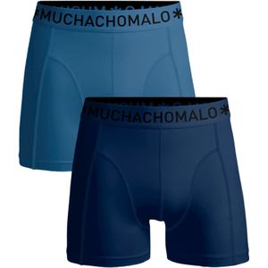 Muchachomalo Jongens 2-pack boxershorts effen