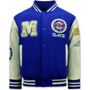 Enos Vintage oversized american baseball jacket 7086