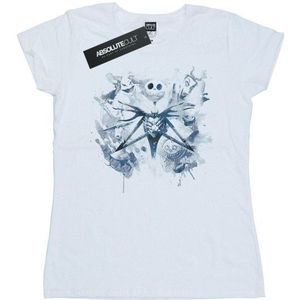 Li-cense Disney dames nightmare before christmas paint spray carers katoenen t-shirt