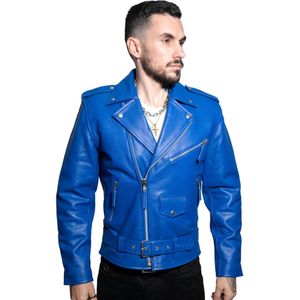 Brando - Venetië - Heren Jack - Zwart - Koeienhuid