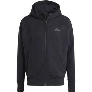 Adidas - ZNE Winterized Full Zip Hoodie - Heren - Geborsteld - Aeroready