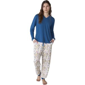JJBFP0400 Katoenen pyjama voor dames met lange mouwen