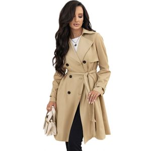 Trenchcoat Met Ceintuur Klassiek