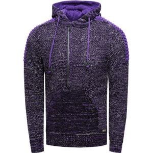 Rusty Neal - Hoodie - Grof Gebreid - Casual Pasvorm - Capuchon