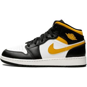 Nike Air jordan 1 mid white pollen black (gs)