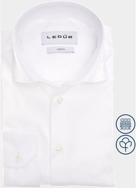 Ledub Business hemd lange mouw Wit MFN5 0323519/910-000-000