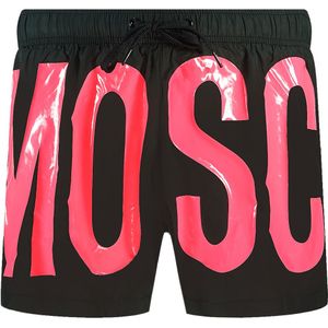 Moschino - Korte Broek - Zwart - Grote Roze Logo