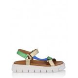 Dwrs - Samos - Sandalen - Veelkleurig - Leer