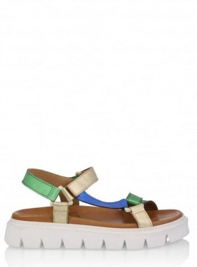 Dwrs - Samos - Sandalen - Veelkleurig - Leer