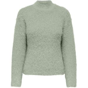 Only - ONLLULU - Dames Trui - Desert Sage - Hoge Hals - Lange Mouwen