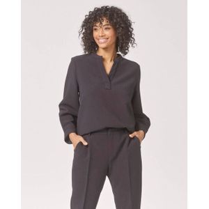 LaLotti - Blouse lange mouw - Donker Blauw - LOT0373 MYLENE