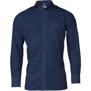 Marvelis - Heren Modern Shirt - Effen - Lange Mouwen - 100% Katoen