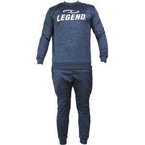 Legend Sports Joggingpak met sweater kids/volwassenen navy slimfit polyester