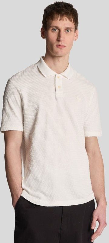 Lyle & Scott - Jacquard Sovereign - Poloshirt - Zilver