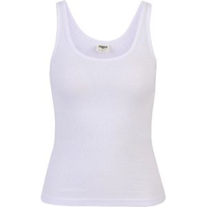Urban Classics Dames basic geribd organisch tanktopje (verpakking van 2)