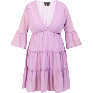 faina mini-jurk met ruches