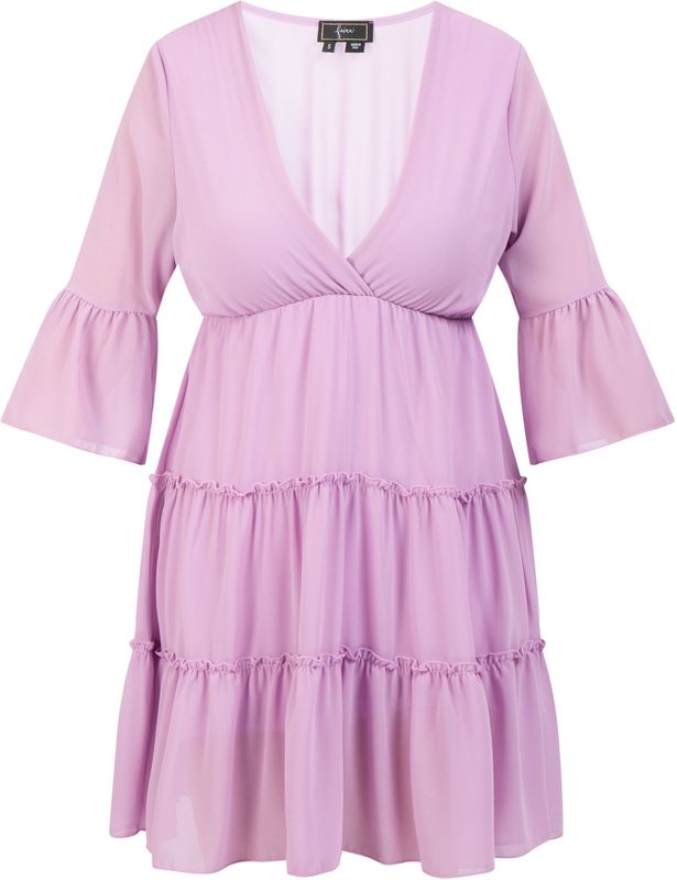 faina mini-jurk met ruches