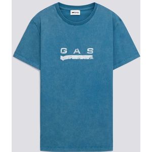 Heren blauw SCUBA/S"GAS DISTR." T-shirt