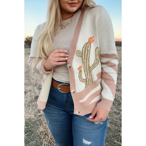 Cactusprint Cardigan