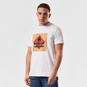 Weekend Offender - Blue Line - Grafisch T-shirt - Wit