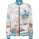 Satin Bomber Jacket Monaco Cote D'azur