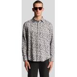 Lyle & Scott - Viscose Blend Floral Jacquard Shirt - Multicolor - Overhemd