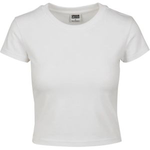 Urban Classics Dames jersey stretch crop t-shirt