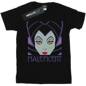 Li-cense Disney heren maleficent cropped head t-shirt