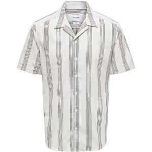 Only & Sons Onstrue reg ss struc stripe shirt