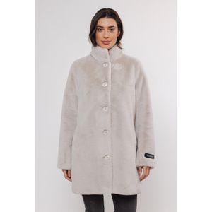 Rino & Pelle Nonna.7002411 single breasted fake fur coat