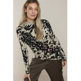 Summum 3s4946-30574 jersey top feather print