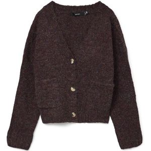 Vero Moda - Vmingrid - Gebreid Vest - Paars - V-hals