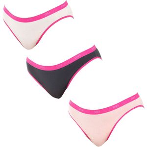 Pack-3 Les Pockets slip elastische stof D4H00 vrouw