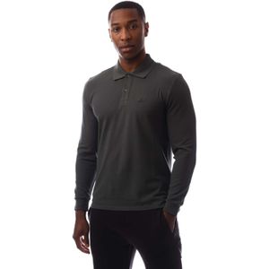 C.P. Company - Stretch Piquet - Herenpolo - Grijs - Lange Mouwen