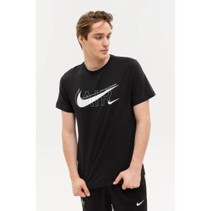 Nike - Air Print - T-shirt - Zwart