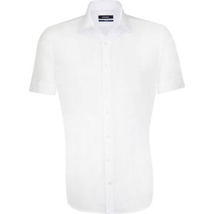 Seidensticker - Overhemd - Korte Mouwen - 100% Katoen - Eenvoudig Ontwerp